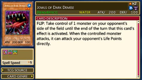 Jowls Of Dark Demise Tag Force 1 Yugipedia Yu Gi Oh Wiki