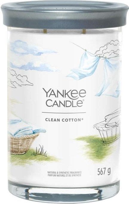 Yankee Candle Tumbler Świeca W Dużym Słoiku Z Dwoma Knotami Clean