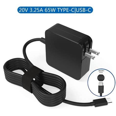 V A W Type C Laptop Ac Adapter Charger For Dell Latitude