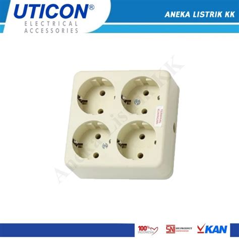 Jual UTICON STOPKONTAK ARDE STOP KONTAK LOBANG 1 LOBANG 2 LOBANG 3