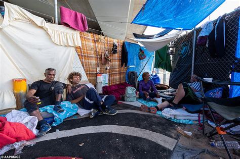 Perth Tent City Homeless Residents Live Rough As Mayor Basil Zempilas