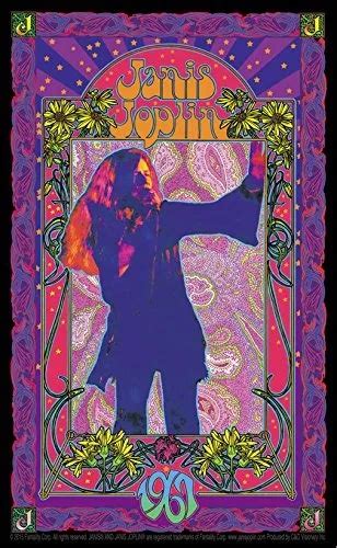 Licencias Productos Janis Joplin Cartel De La Etiqueta Engom Envío gratis