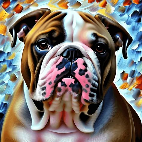 Realistic Bulldog · Creative Fabrica