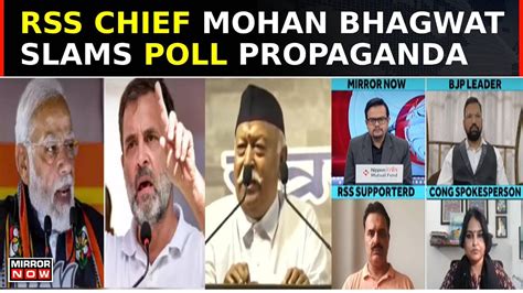 Rss Chief Mohan Bhagwats Message On Polls Manipur Prioritize Peace