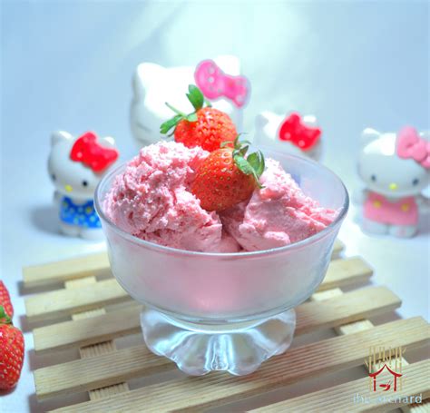 Resep Es Krim Strawberry Homemade Lembut Dapur Ibu Archard