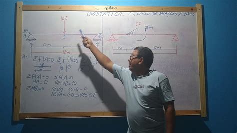 Calcular As ReaÇÕes De Apoio De 2 Vigas IsostÁticas E Biapoiadas Youtube