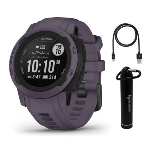 Wearable4u Garmin Instinct 2s Gps Smaller Sized Rugged Outdoor Smartwatch Deep Orchid W Corning