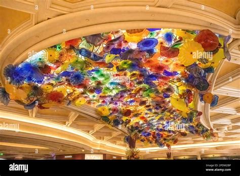 Bellagio Hotel Lobby Ceiling Hi Res Stock Photography And Images Alamy