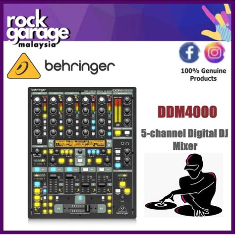 Behringer Ddm Channel Digital Dj Mixer Ddm Ddm