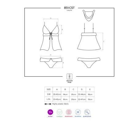 Babydoll Rosso E Completino Intimo Natalizio In Obsessive Lingerie