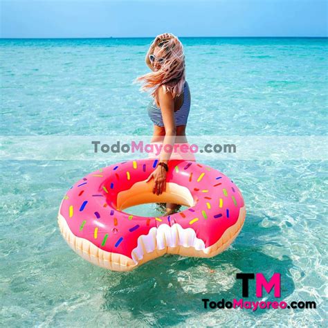 Inflable Salvavidas Para Ni Os Flotador Dona Con Chispas Cm Cafe