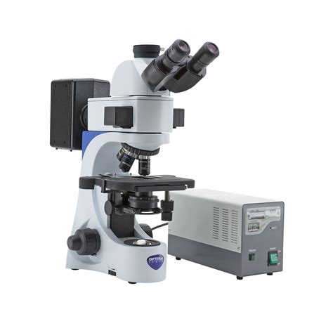 Microscop Trinocular Cu Fluorescenta B 383fl Optika 1000x Eastcorp