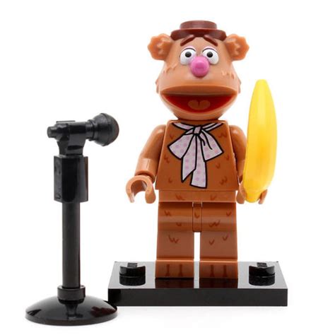 Lego Set Coltm 07 Fozzie Bear The Muppets Set Mit Stand Und Zubehör