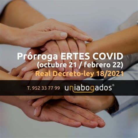 Pr Rroga Ertes Covid Real Decreto Ley Uniabogados