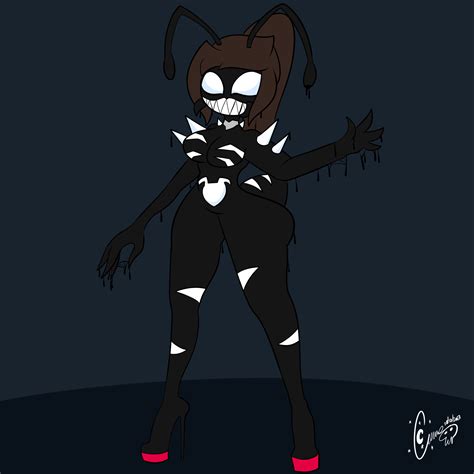 Commission Symbiote Girl By Soropin On Deviantart