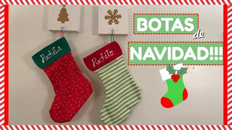 Botas De Navidad F Ciles De Hacer Youtube