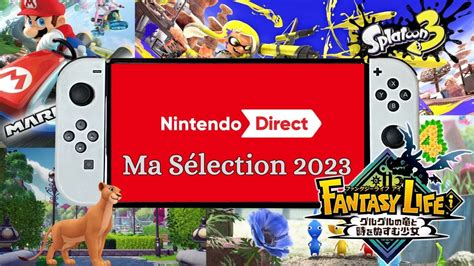 MA SÉLECTION DE JEUX A VENIR EN 2023 SUR NINTENDO SWITCH Nintendo