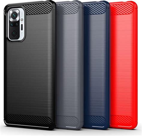 Xiaomi Redmi Note 10 Pro Hoesje MobyDefend TPU Gelcase Geborsteld