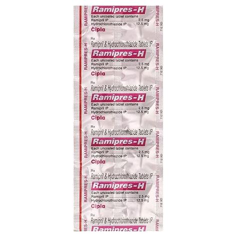 Ramipres H Strips Of 10 Tablets Amazon In Health Personal Care