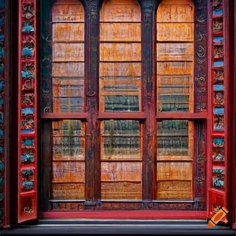 Traditional Chinese Window Design On Craiyon