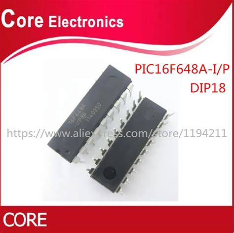 50pcs/lot PIC16F648A I/P PIC16F648 PIC16F PIC DIP 18 IC CHIP new ...