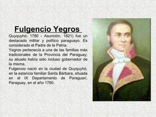 Próceres del Paraguay PPT