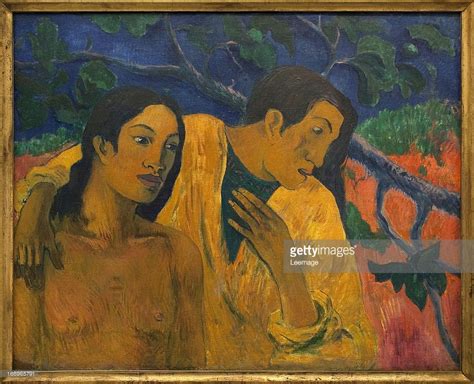 Tahitian Idyll By Post Impressionist French Painter Paul Gauguin