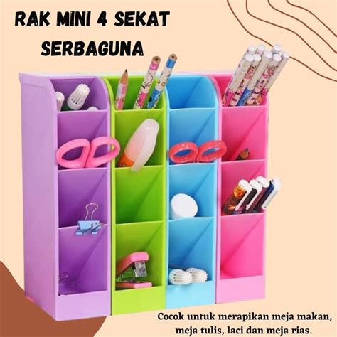 Jual Terlaris Rak Mini Sekat Tempat Sendok Alat Tulis Kantor Meja