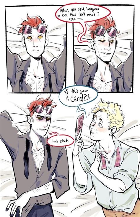 Pin By Charity Vasquez On Hair Type Good Omens Book Best Couple Cute Gay