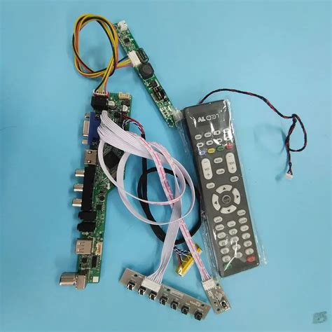 Kit De Placa Controladora De TV Para M185XTN01 3 Mando A Distancia De