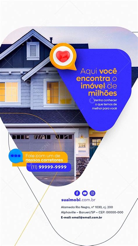 Story Aqui Você Encontra o Imóvel De Milhões Venha Conhecer Imobiliária