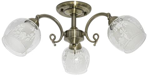 Lampa sufitowa plafon Tamiza 9150 3 21QG mosiądz Elem MagiaSwiatel pl