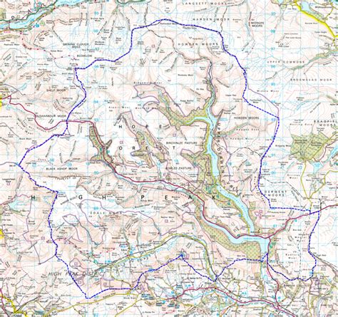 My Walking Log: MAP - Derwent Watershed