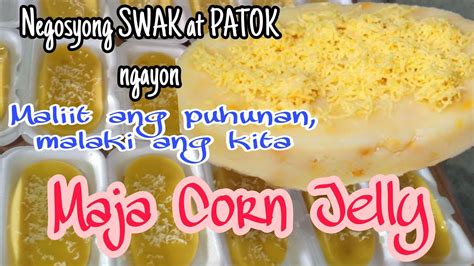 How To Make Maja Corn Jelly With Twist Step By Step Youtube