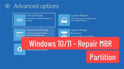 Reparar partición MBR en Windows 10 11 Mundowin