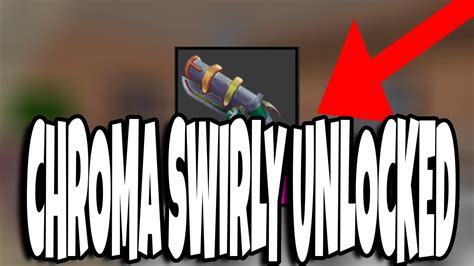 UNLOCKING THE CHROMA SWIRLY GUN Zach S MM2 2 YouTube