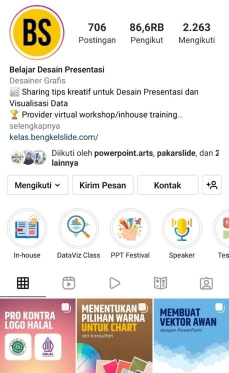 Rekomendasi Akun Instagram Belajar Desain Grafis Kreasi Presentasi