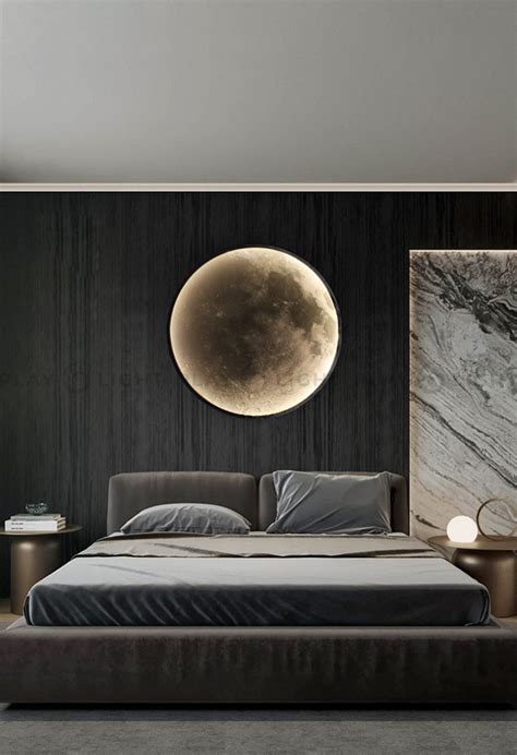 COSMOS MOONLIGHT - Круглый настенный светильник с изображением Луны ...