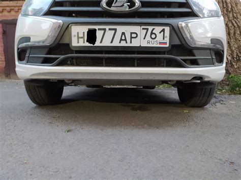 Брызговики перед колёсами — Lada Гранта Лифтбек (2G), 1,6 л, 2019 года ...