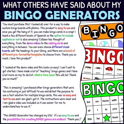 Personal Use Bingo Game Generator For Pc And Mac Made By Teachers