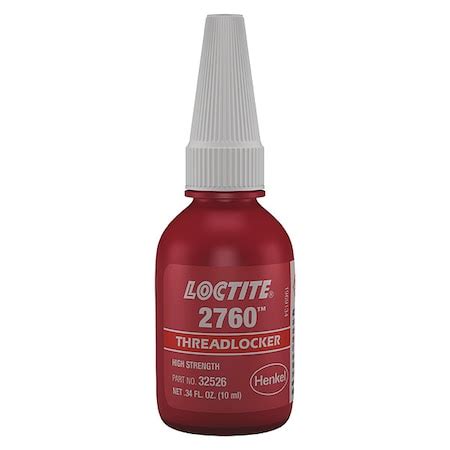 Loctite Threadlocker LOCTITE 2760 Red High Strength Liquid 50 ML