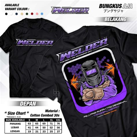 Jual Kaos Welder Tukang Las Seniman Api Pejuang Rupiah Tak Mengenal