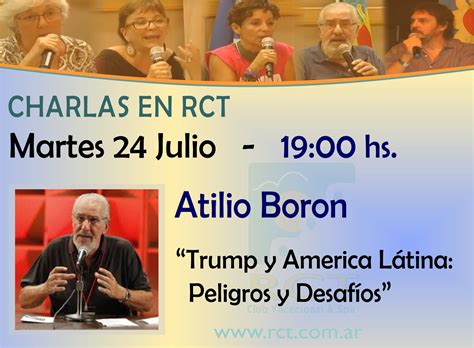 Charla Atilio Boron Trump y América Latina Peligros y Desafíos Ver