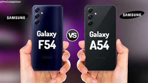 Samsung Galaxy F54 5g Vs Samsung Galaxy A54 5g Specs Comparison Youtube