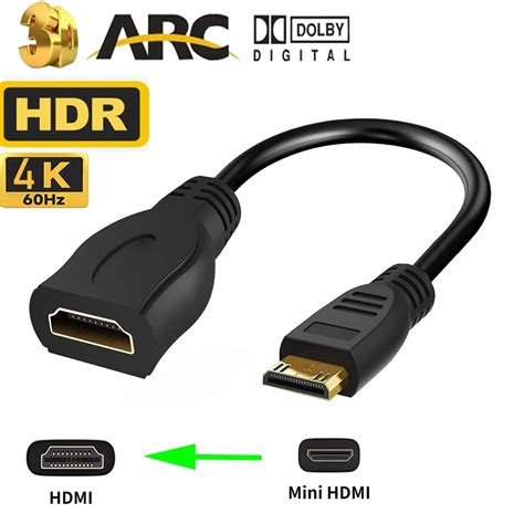 Câble Mini HDMI vers HDMI 2 0 4K court et polyvalent Test et Avis