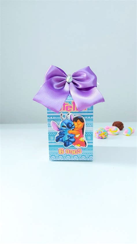 Caixa Milk Lilo E Stitch Elo Produtos Especiais