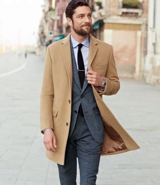 10 Camel Overcoat Outfit Ideas | Lookastic