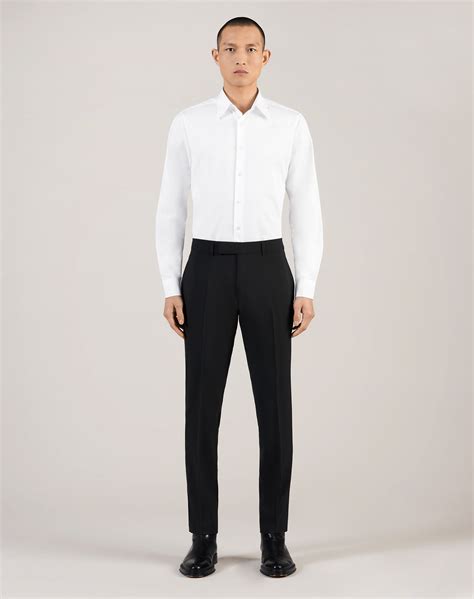 Men S Cotton Poplin Shirt Dunhill US Online Store