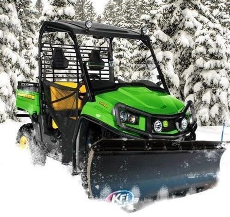 KFI 72 UTV Poly Blade Snow Plow Kit For 2007 2010 John Deere Gator XUV