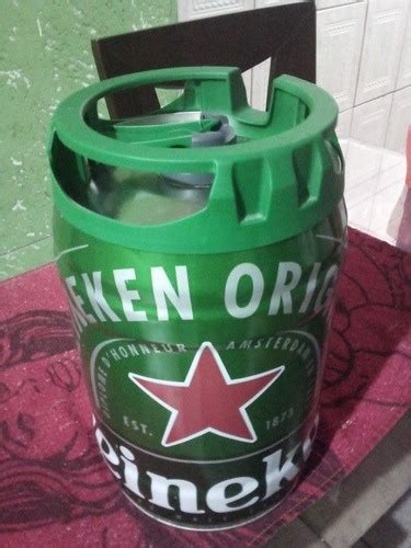 Barril Vazio De Chopp Heineken 5 Litro Decoração MercadoLivre